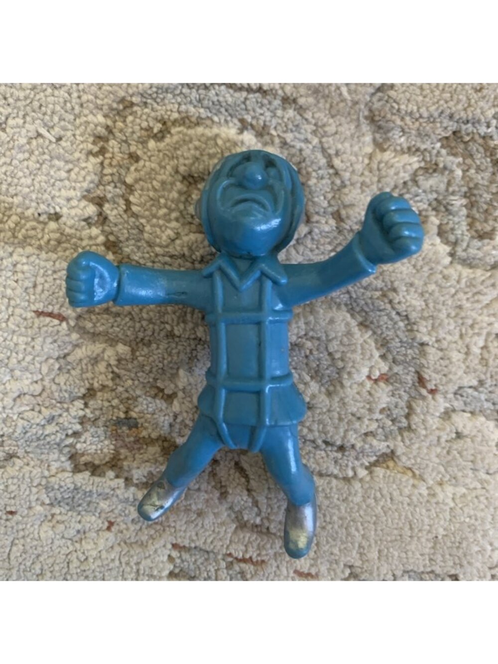 Vintage Silly Dilly Poopatrooper Imperial Paratrooper Toy Original Blue 1975